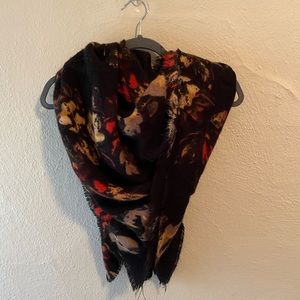 Floral Blanket Scarf
